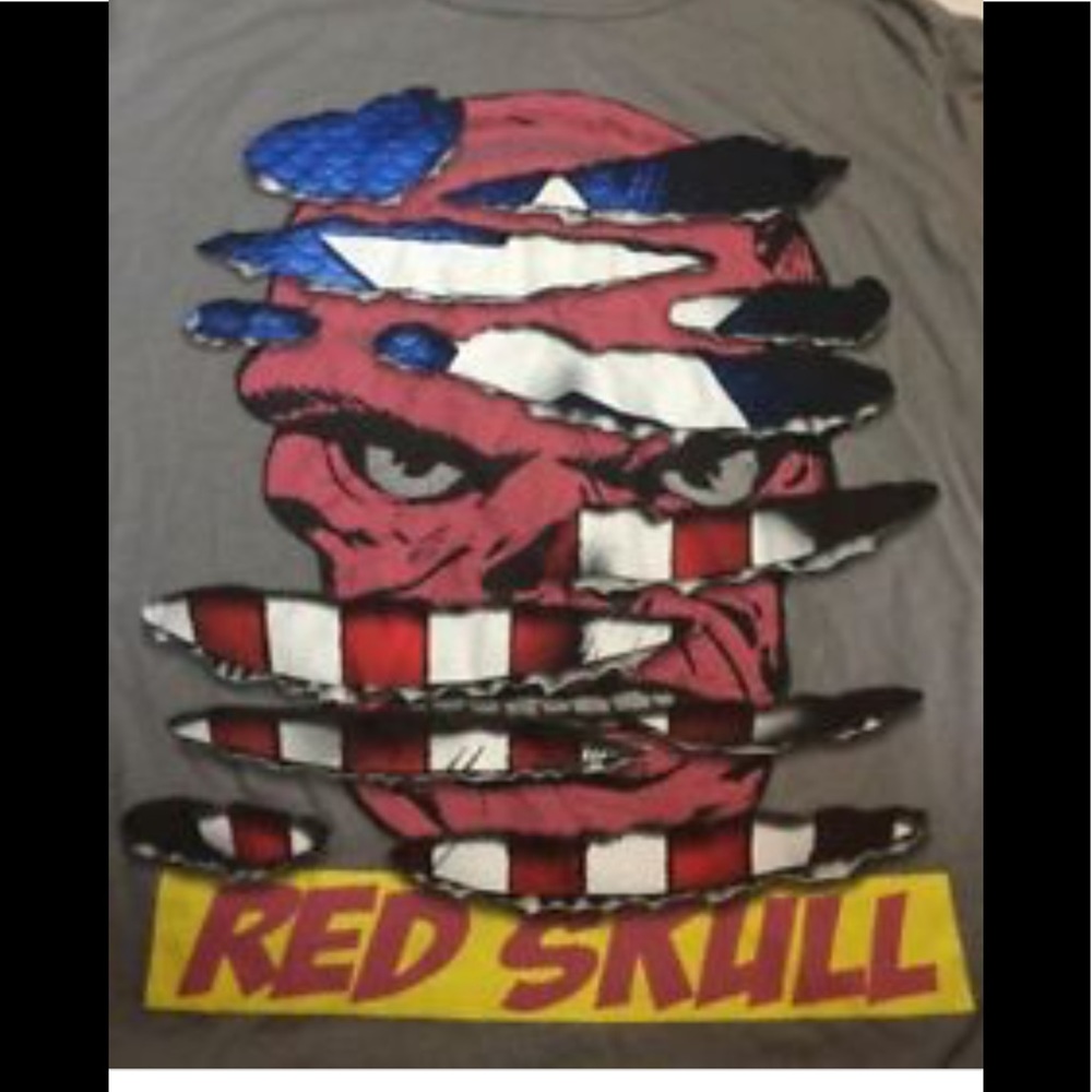 Marvel Red Skull T shirt